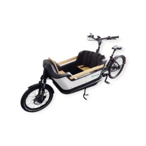 Bakfiets 2 wieler Pendle zwart-wit