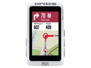 Sigma fietscomputer ROX 12.1 EVO White Set met sen