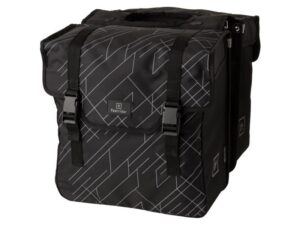 Fietstas Dex dubbel basics zwart