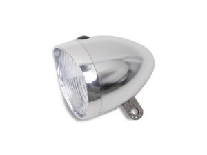 Koplamp 5 led chroom 2xaa batterij