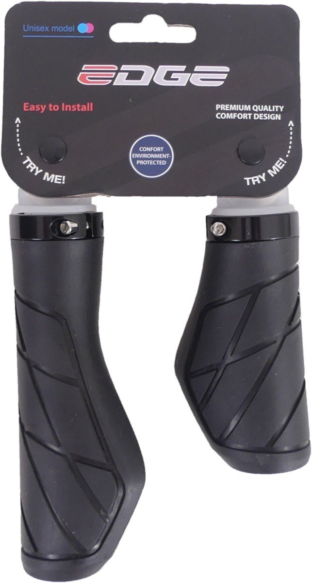Handvatset Urban - 135/95mm - Met lockring - zwart