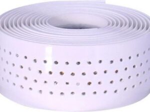 Stuurtape geperforeerd glans wit