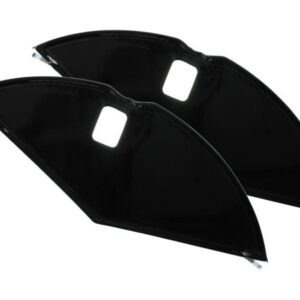 Jasbeschermers 28" tour lakdoek - zwart