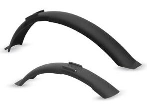 Spatbordset 20" Polisport Everest Junior - zwart