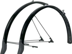 Spatbord set Bluemels Cable 28 55mm zwart