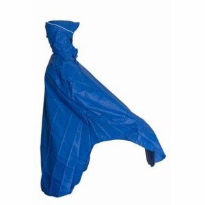 Regenponcho blauw