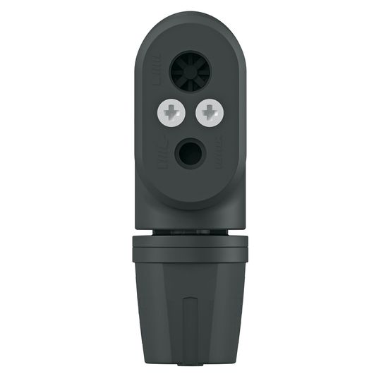 Multivalve kop PVC Zwart