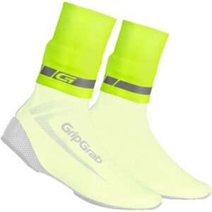 GRIPGRAB CyclinGaiter Hi-Vis Rainy Weather Ankle Cuff Yello