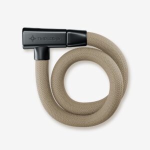 The keyless chain lock with built-in alarm